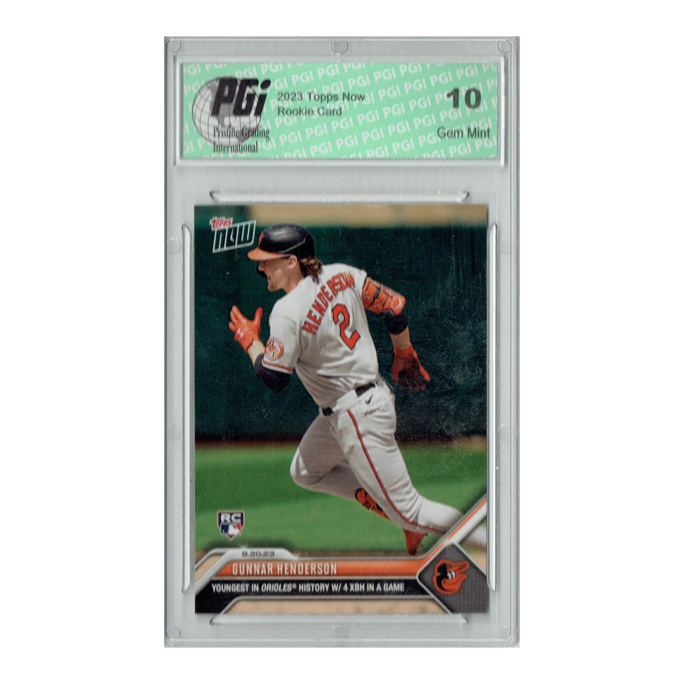 0 Topps Gunnar Henderson Now Rookie Card - MLB Baseball 1 PSA #532 