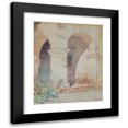 thumbnail image 1 of Gunnar Mauritz Widforss 12x14 Black Modern Framed Museum Art Print Titled - Mission San Juan Capistrano, (1923), 1 of 5