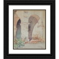 thumbnail image 1 of Gunnar Mauritz Widforss 15x18 Black Ornate Wood Framed Double Matted Museum Art Print Titled - Mission San Juan Capistrano, (1923), 1 of 5