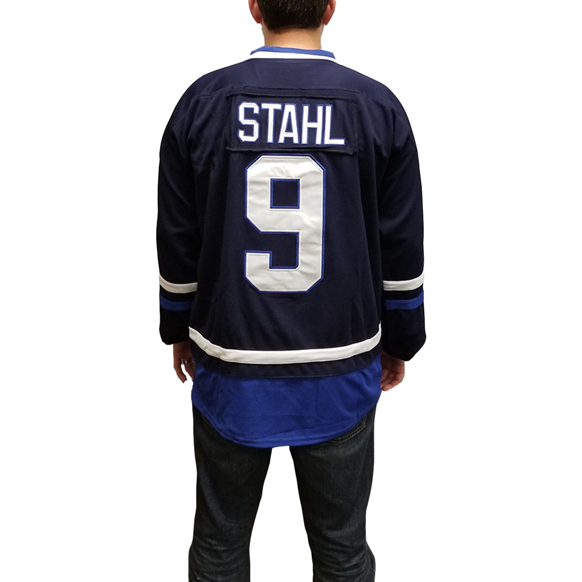 Gunnar Stahl 9 Iceland Hockey Jersey Costume Mighty Ducks 2 Movie D2