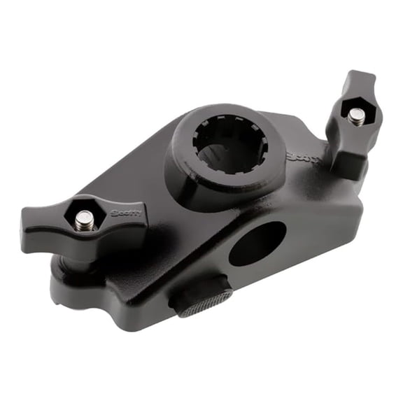 Gunnel Track Mount #343-BK - Locking Boat Accessory Mount for Rail Systems