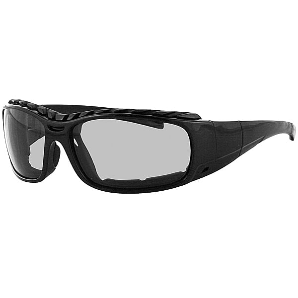 Gunner Convertible Sunglasses, Black Frame, Photochromic Lenses