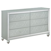walmart silver dresser New Classic Furniture Valentino Silver Dresser
