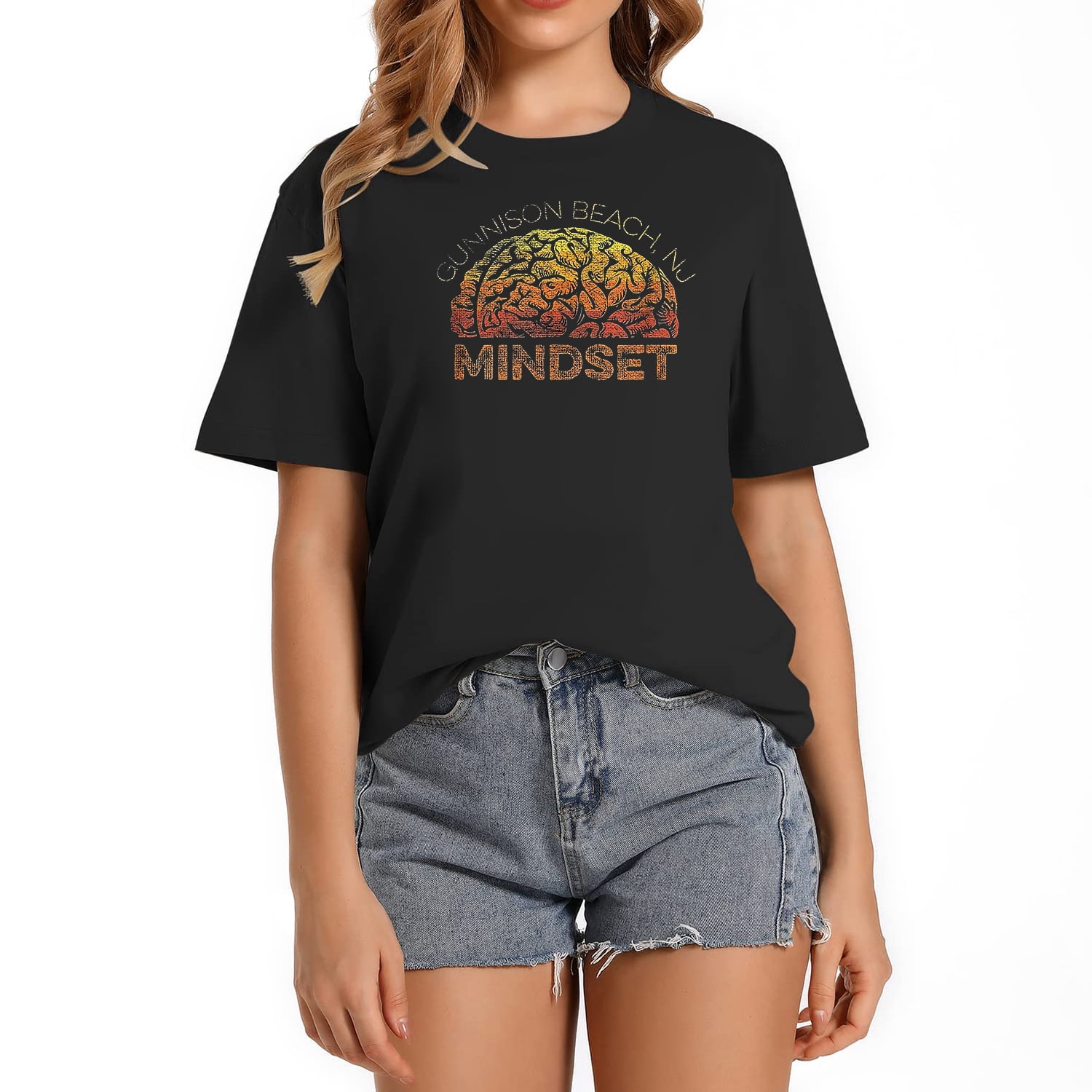 Gunnison Beach Nj Vacation Mindset T-Shirt - Walmart.com