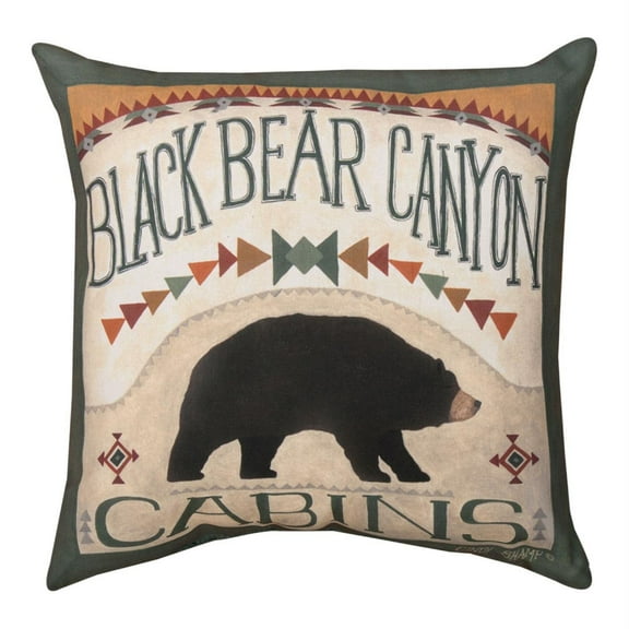 Gunnison Black Bear Canyon Climaweave Poly Fiber Pillow with Multi SLGBBC