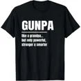 thumbnail image 1 of Gunpa Funny Grandpa Humor Playful Grandfather Novelty Family Unisex T-Shirt, up to size 5XL, 1 of 2