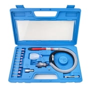 Gunpla 17pcs Micro Air Die Grinder Kit - High Speed 58000 RPM Pneumatic Tool with 1/8 and 3/32 Inch Collet for Grinding, Polishing, Cleaning Metal, Wood, Plastic