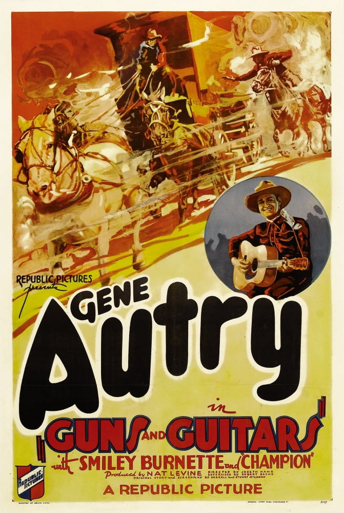 Guns And Guitars Canvas Art -  (11 x 17)