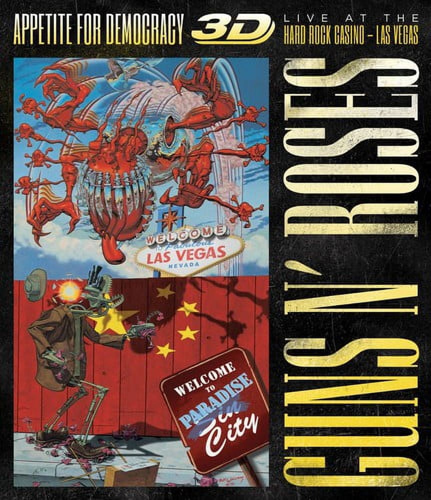 UMGD Guns N Roses: Appetite for Democracy 3D: Live at the Hard Rock Casino, Las Vegas (Blu-ray), Geffen Records, Music & Performance
