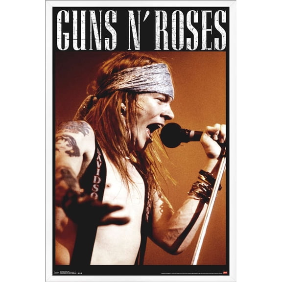 Guns N' Roses - Axel Wall Poster, 22.375" x 34", Framed