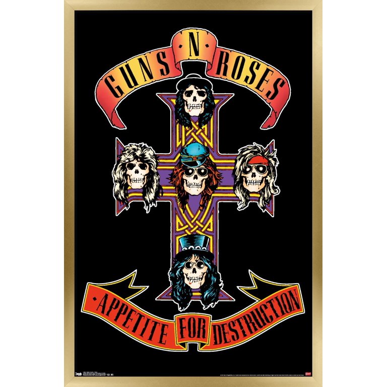 Guns N' Roses - Cross Wall Poster, 22.375
