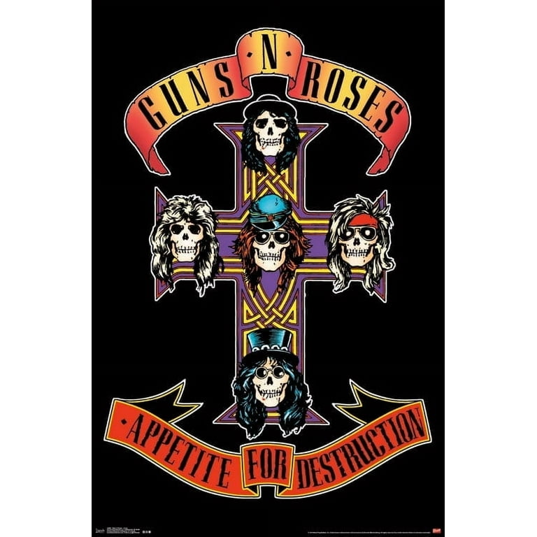 Guns N' Roses - Cross Wall Poster, 22.375