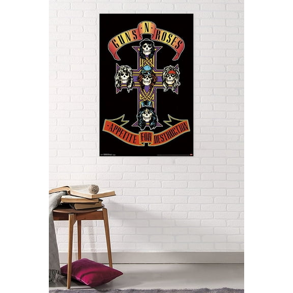 Guns N' Roses - Cross Wall Poster, 22.375" x 34"