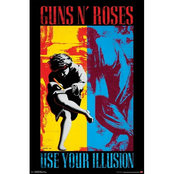 Guns N' Roses - Illusion Wall Poster, 22.375" x 34"