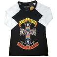 thumbnail image 1 of Guns N' Roses Ladies Raglan T-Shirt: Appetite for Destruction (Large), 1 of 2