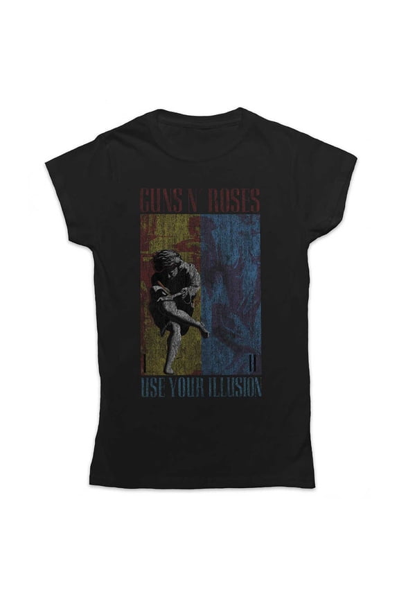 Guns N' Roses Ladies T-Shirt: Use Your Illusion (Large)