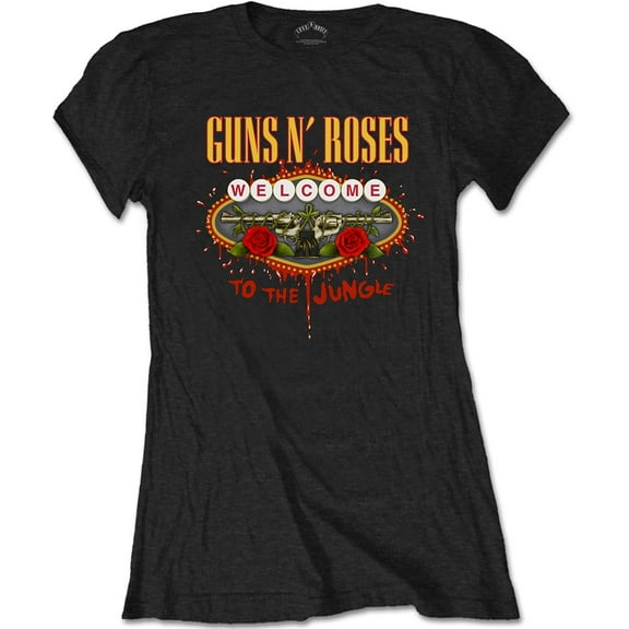 Guns N' Roses Ladies T-Shirt: Welcome to the Jungle (XX-Large)