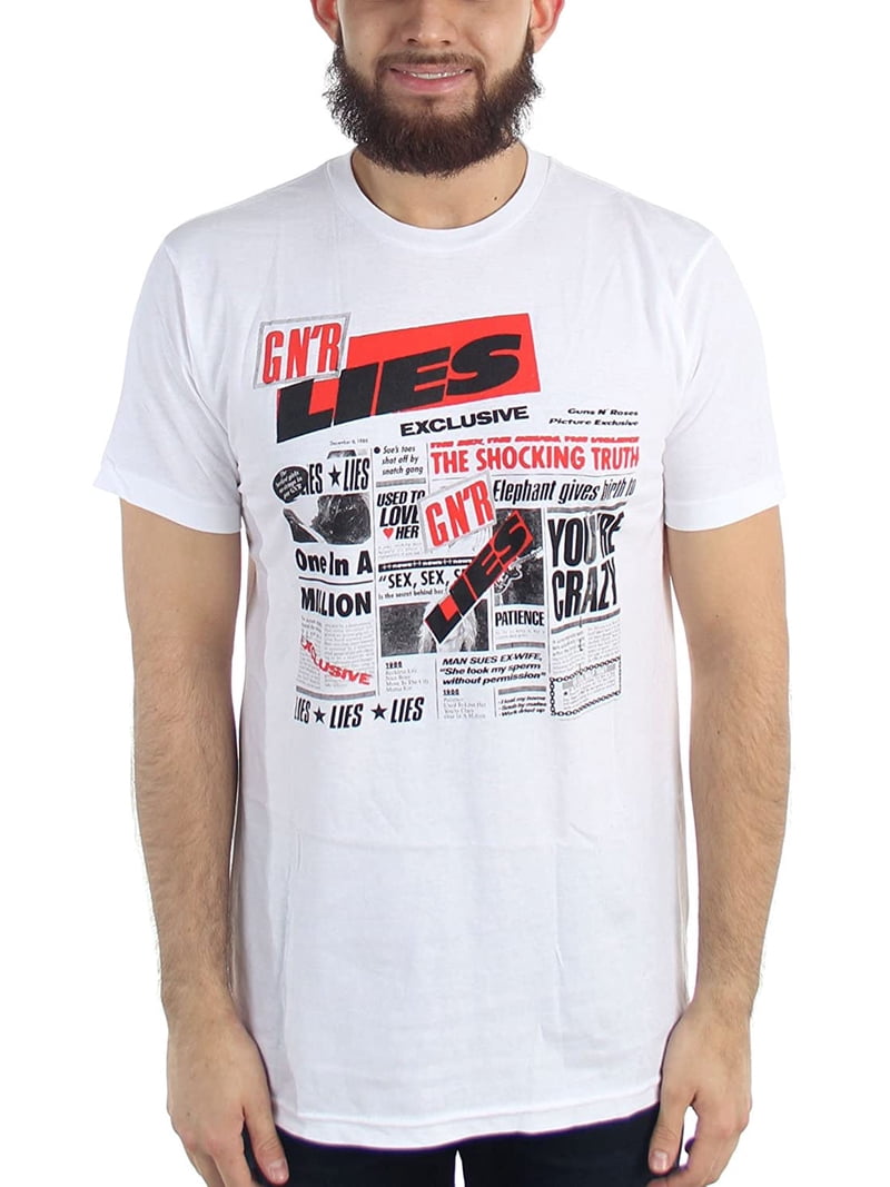 Guns N Roses Men's Lies Short Sleeve T Shirt - Walmart.com