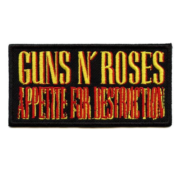 Men's Guns N Roses Appetite For Destruction Woven Patch