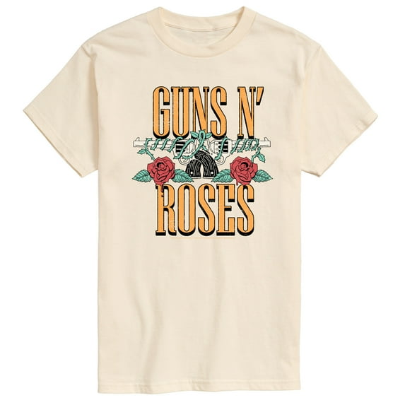 Guns N' Roses - Rock Music Band - Sketched Logo - Men's Short Sleeve Graphic T-Shirt