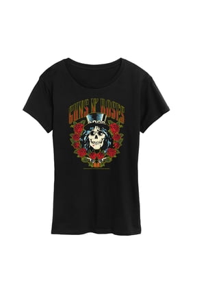 - Rock Music Band - Slash Rose Frame - Women's Short Sleeve Graphic T-Shirt