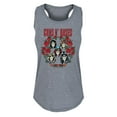 thumbnail image 1 of Guns N' Roses - Rose Frame - Women's Racerback Tank Top, 1 of 5