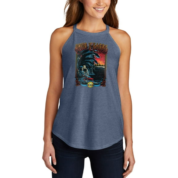 Guns N' Roses - San Diego - Juniors High Neck Tank Top