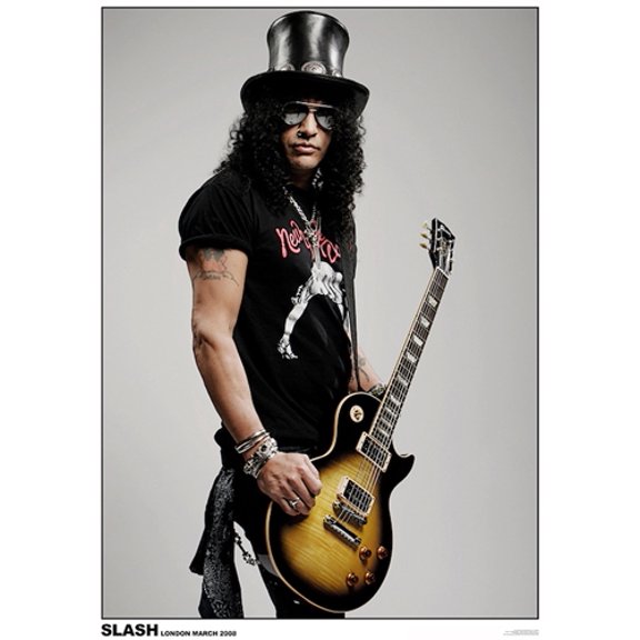 Guns N Roses Slash London 2008 Poster Print (22 x 34)