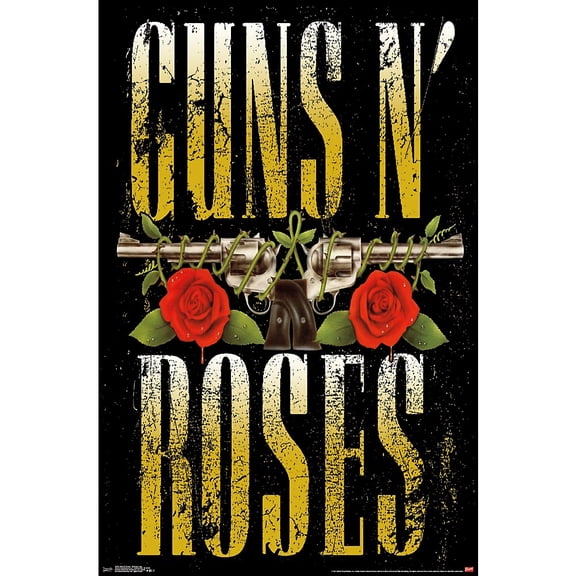 Guns N' Roses Stacked Logo Poster