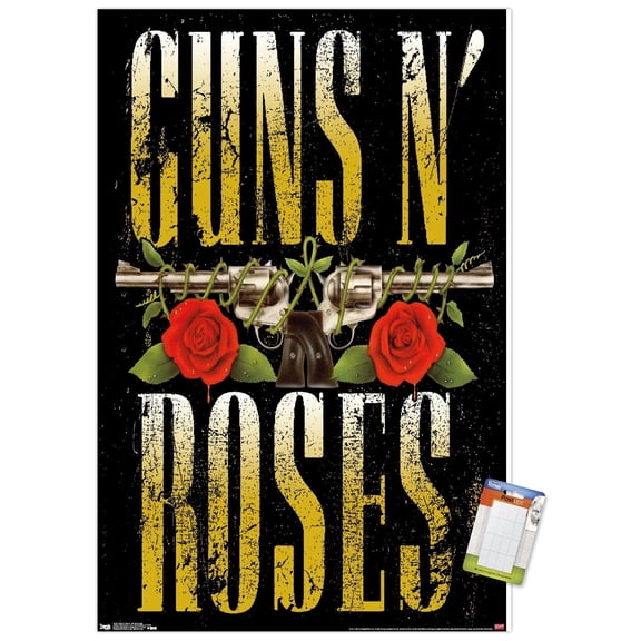 Guns N' Roses - Stacked Logo Wall Poster, 14.725" x 22.375"