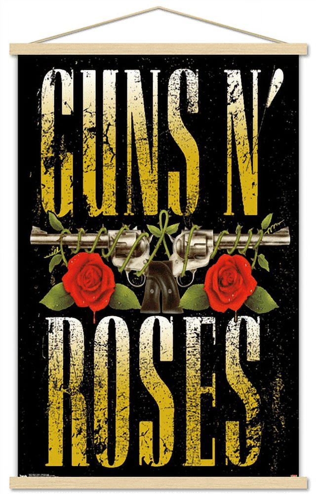 Guns N' Roses - Stacked Logo Wall Poster with Push Pins, 22.375