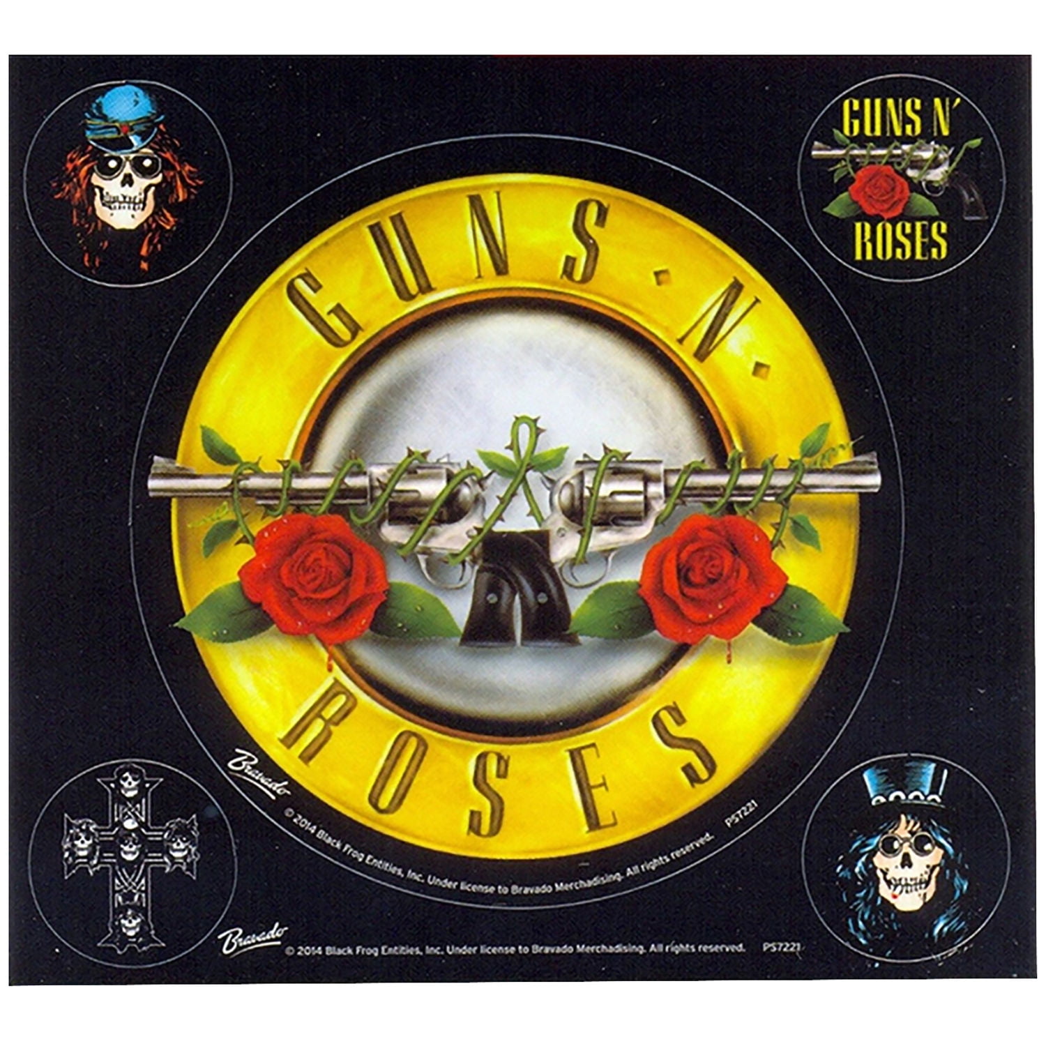 Guns N Roses Stickers - Walmart Business Supplies