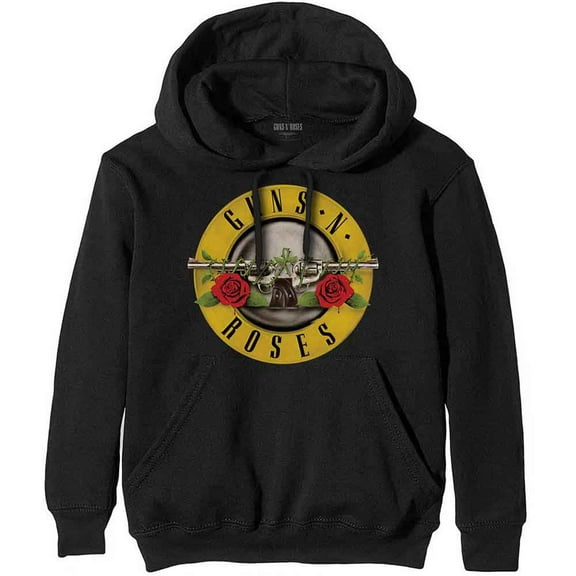 Guns N' Roses Unisex Pullover Hoodie Sweatshirt Classic Logo (Large)