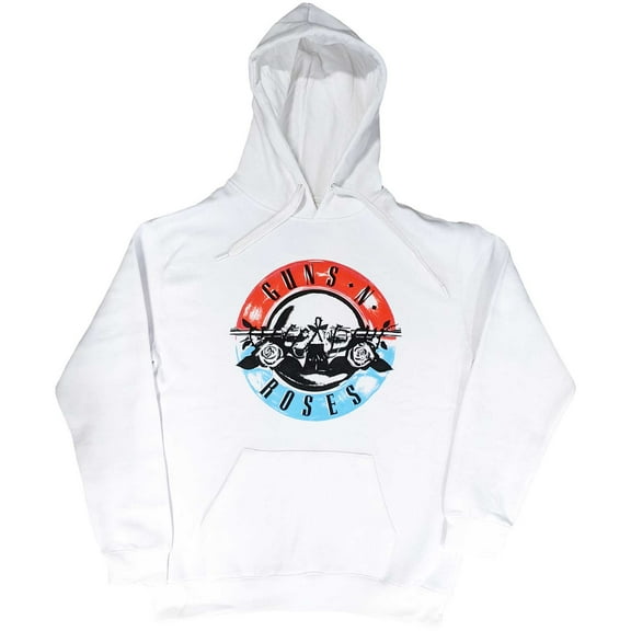 Guns N' Roses Unisex Pullover Hoodie Sweatshirt Motorcross Logo (Small)