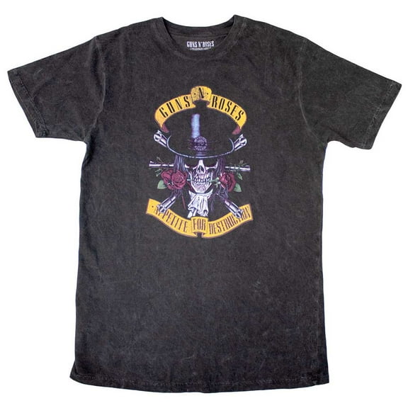 Guns N' Roses Unisex T-Shirt: Appetite Washed (Dip-Dye/Mineral Wash)