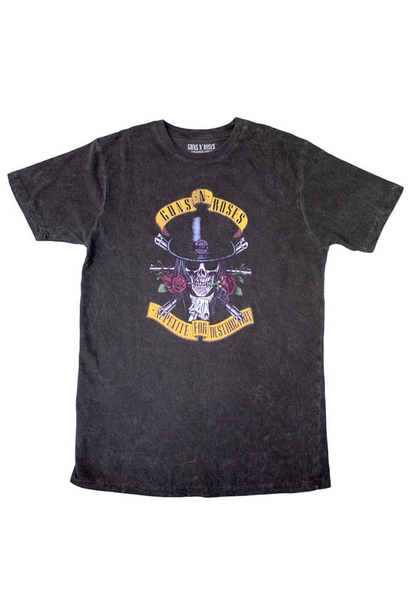 Guns N' Roses Unisex T-Shirt: Appetite Washed (Dip-Dye/Mineral Wash)