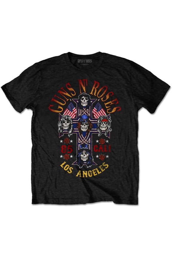 Guns N' Roses Unisex T-Shirt Cali' '85 (Small)