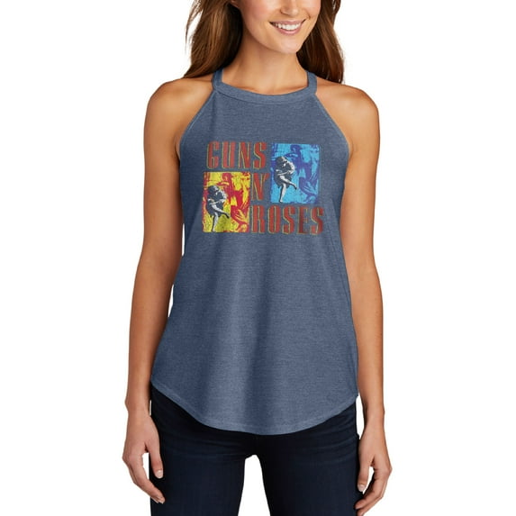 Guns N' Roses - Use Your Illusion - Juniors High Neck Tank Top