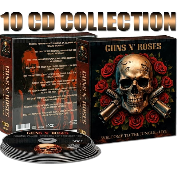 Guns N' Roses - Welcome To The Jungle Live (Limited Edition/Box Set) [CD]