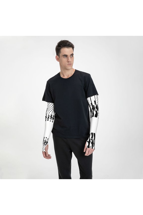 Guns Of America Gardening Sleeves Farm Sun Protection Cooling Arm Sleeves For Women Men With Thumb Hole