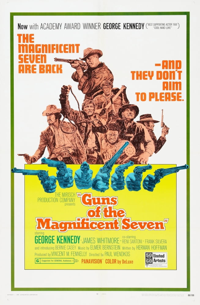 Guns Of The Magnificent Seven U Canvas Art - (24 x 36)