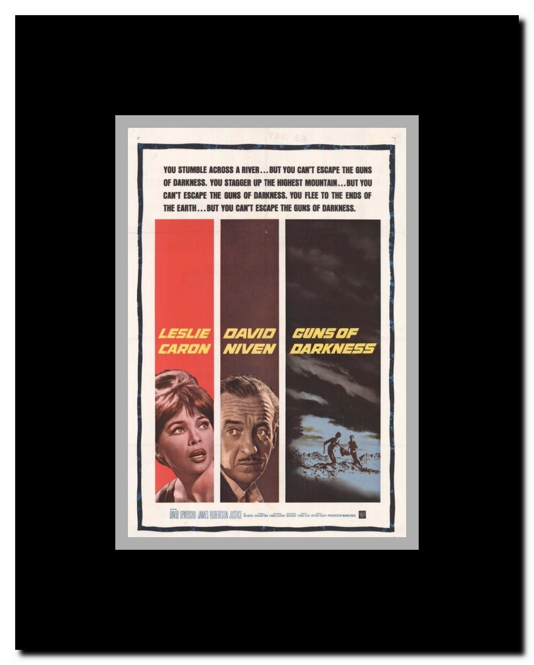 Guns of Darkness Framed Movie Poster