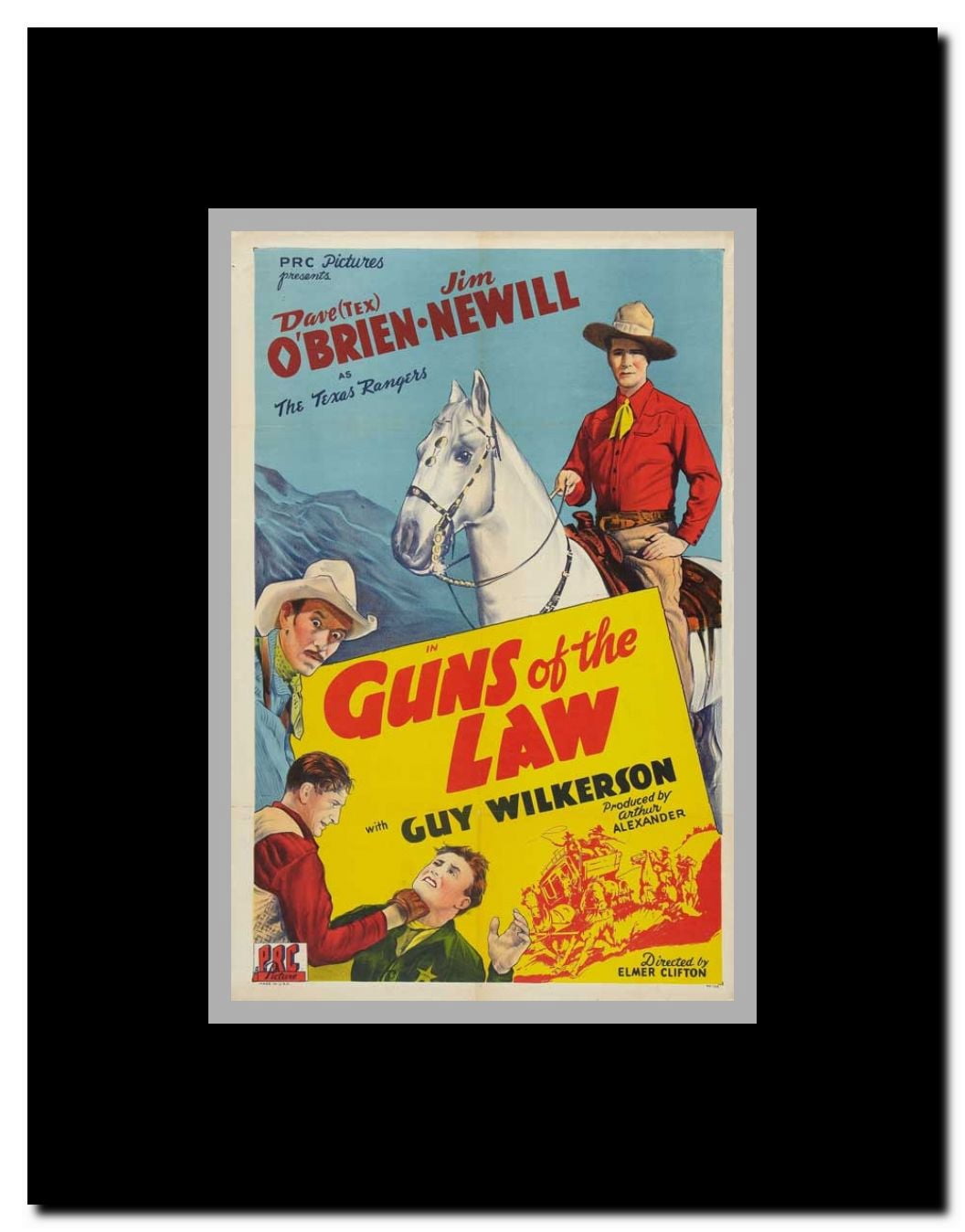 Guns of the Law Framed Movie Poster