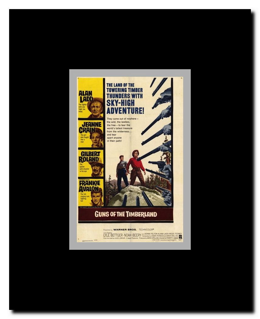 Guns of the Timberland Framed Movie Poster