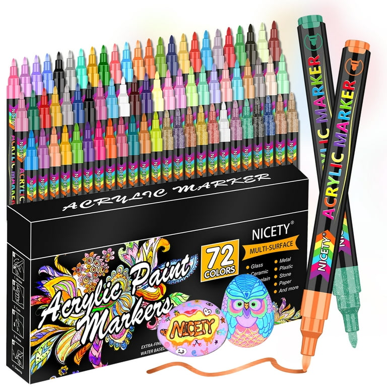 Pintar - A great deal of art is created only with great acrylic paint pens.  Pintar permanent coloring markers are the best choice to work on a variety  of surfaces rock painting