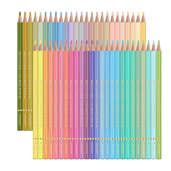Gunsamg Colored Pencils Set, 50 Pieces, for Adults Coloring, Beginner Child Drawing , Back to School Supplies and Holiday Gifts