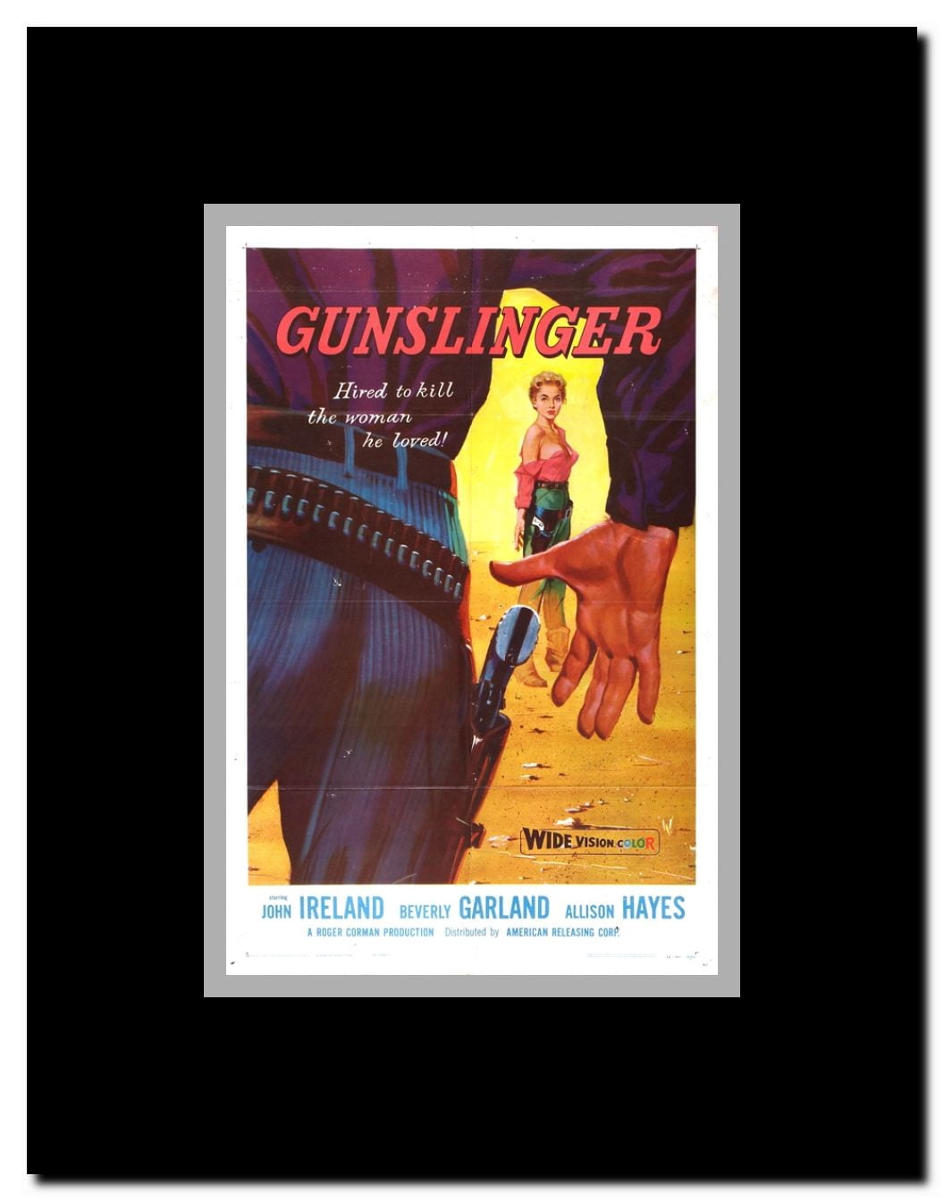 Gunslinger Framed Movie Poster