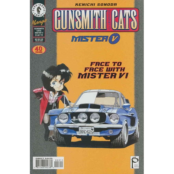 Gunsmith Cats: Mister V #3 VF ; Dark Horse Comic Book