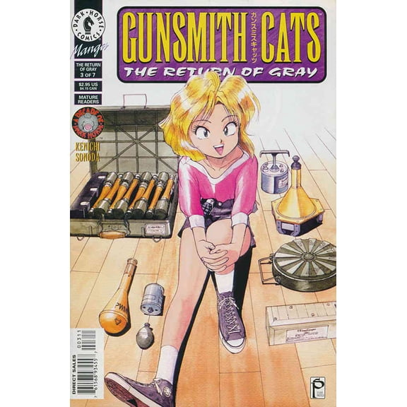 Gunsmith Cats: The Return of Gray #3 VF ; Dark Horse Comic Book
