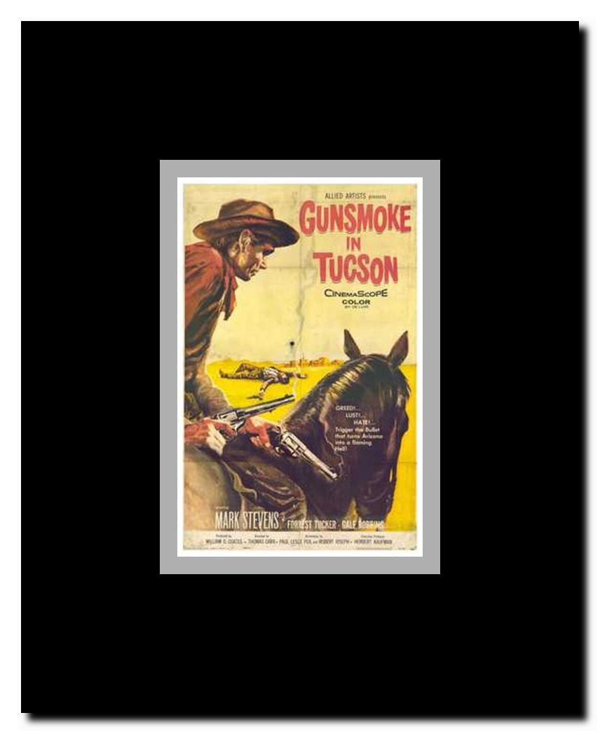 Gunsmoke in Tucson Framed Movie Poster